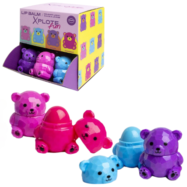 Balsam de buze XPLOTE FUN „Ursulețul Teddy”, as.