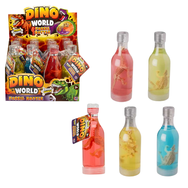 Slime „Sticlă cu fosilă de dinozaur”