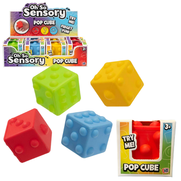 Jucărie-antistres “Pop Cube”, în as.