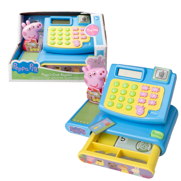 Casa de marcat cu accesorii “Purcelușa Peppa”