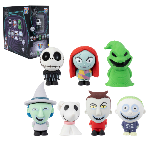 3D radieră din seria “Nightmare before Christmas”, 7 modele