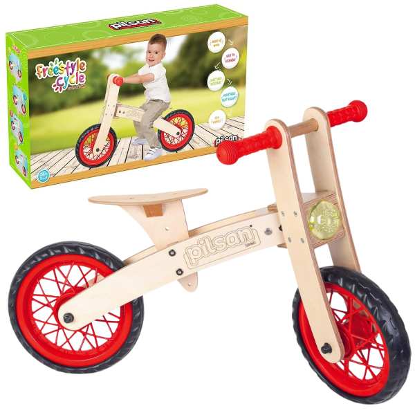 Bicicletă de echilibru din lemn pentru copii “Free Style”