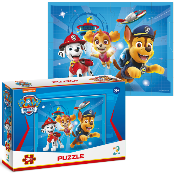 Puzzle “Chase, Skye și Marshall”, seria Patrula cățelușilor, 30 elem.