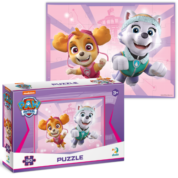 Puzzle “Skye și Everest”, seria Patrula cățelușilor, 30 elem.