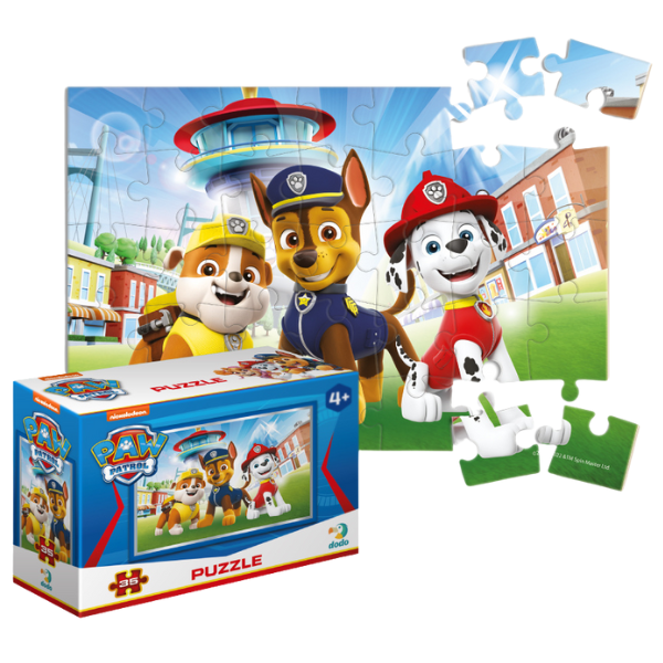 Puzzle-mini “Prieteni curajoși”, seria Patrula cățelușilor, 35 elem.