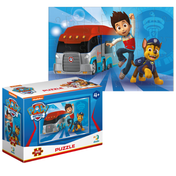 Puzzle-mini “Zik Ryder și Chase”, seria Patrula cățelușilor, 35 elem.