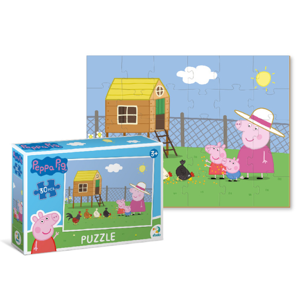 Puzzle “Peppa și puișorii”, seria Purcelușa Peppa, 30 elem.