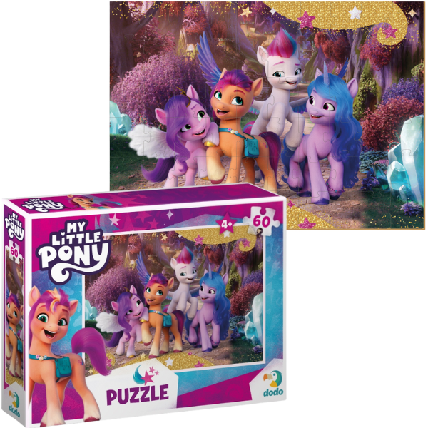 Puzzle “Pădurea magică”, seria My Little Pony, 60 elem.