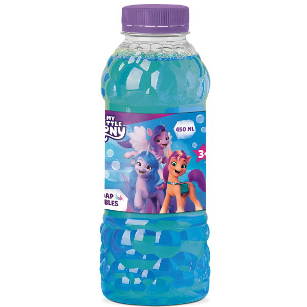 Sticlă cu soluție de săpun “My little pony”, 450 ml