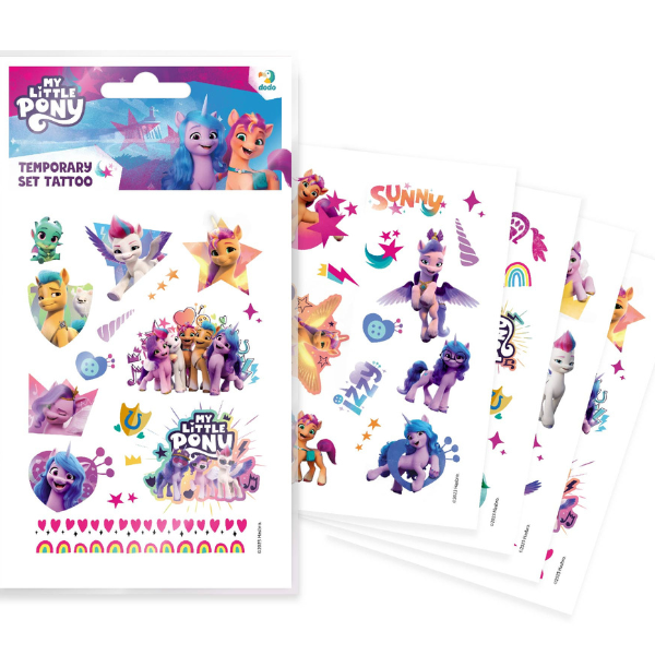 Set de tatuaje temporare pentru copii “My Little Pony”, 60 buc.