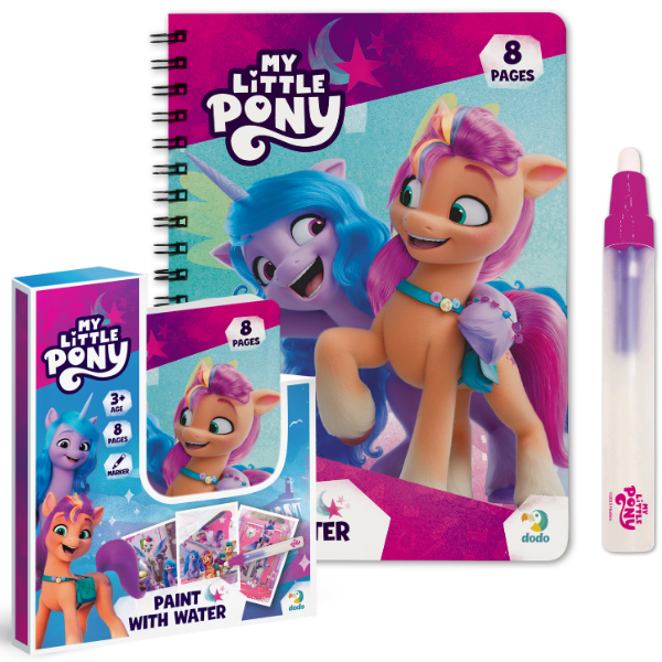 Set de colorat cu apă “Poni”, seria My little pony, 8 pagini