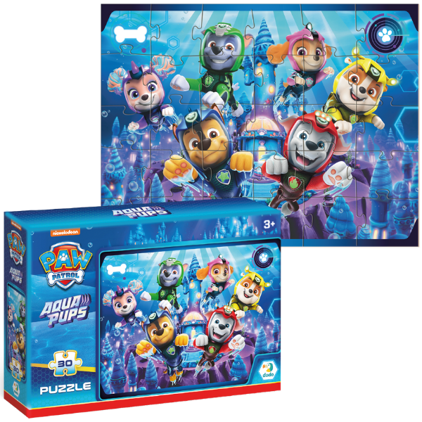 Puzzle “Cățelușii subacvatici”, seria Patrula cățelușilor, 30 elem.