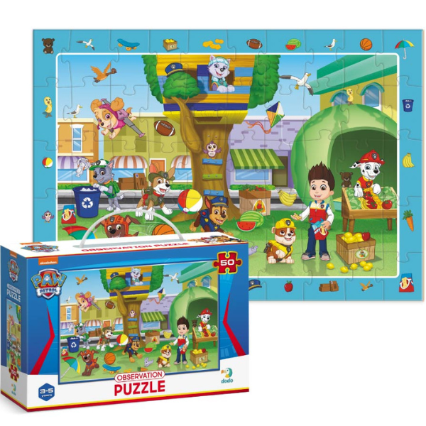 Puzzle “Distracție de vară”, seria Patrula cățelușilor, 50 elem.