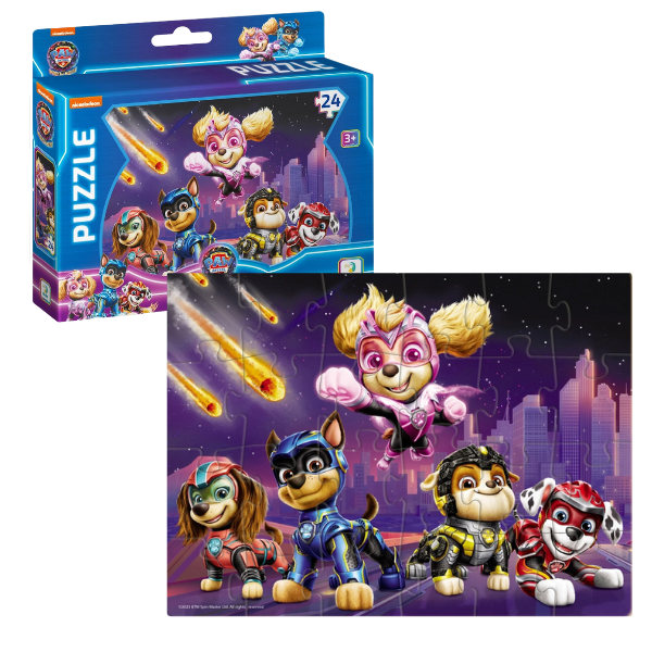 Puzzle educațional “Paw Patrol: Înainte către aventuri”, 24 el.