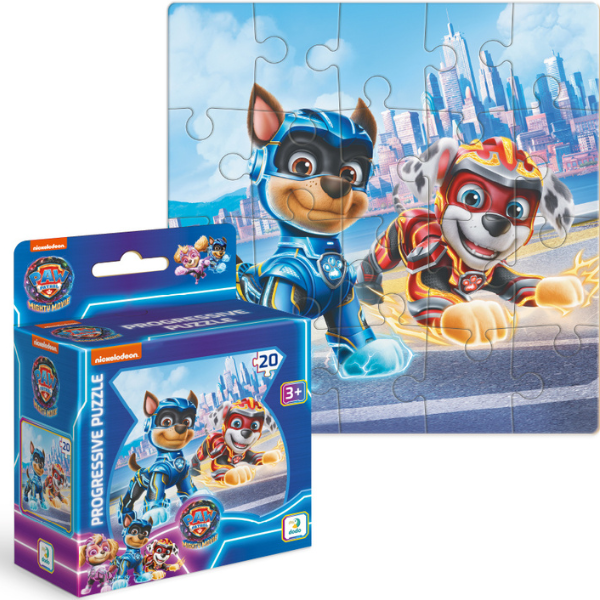 Puzzle “Chase și Marshal”, seria Patrula cățelușilor, 20 elem.