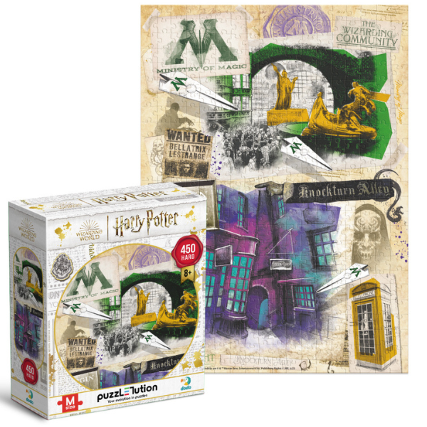 Puzzle “Ministerul Magiei și Aleea Knocktern.”, seria Harry Potter, 450 elem.