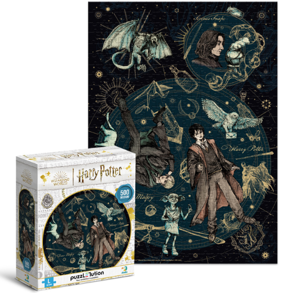 Puzzle “Dedicat. Legendar. Mândru”, seria Harry Potter, 500 elem.