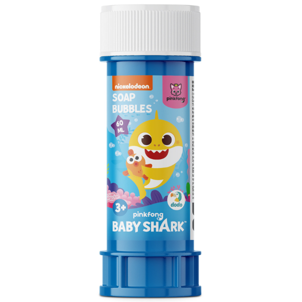Baloane de săpun “Baby Shark”, 60 ml, în asortiment