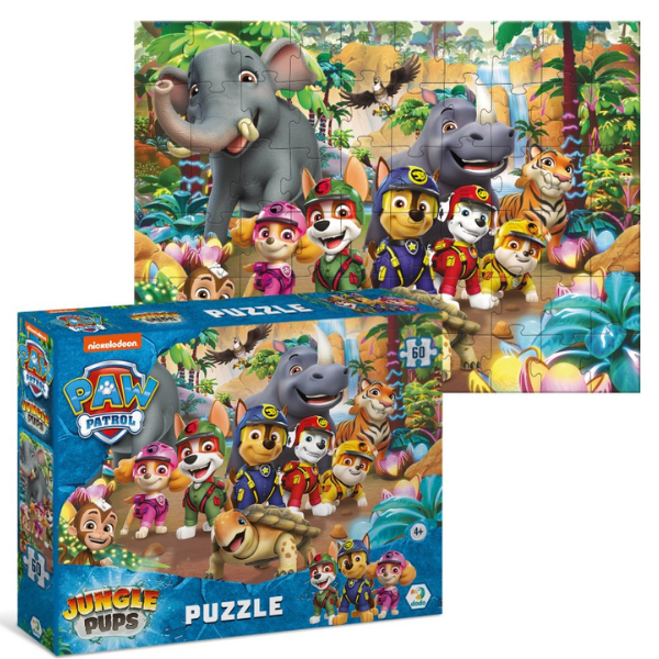 Puzzle “Jungla”, seria Patrula cățelușilor, 60 elem.