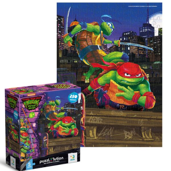 Puzzle “Leonardo și Raphael”, seria Țestoasele Ninja, 250 elem.