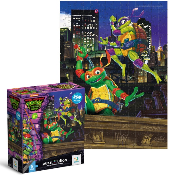 Puzzle “Donatello și Michelangelo”, seria Țestoasele Ninja, 250 elem.
