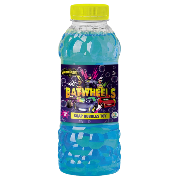 Sticlă cu soluție de săpun “Batwheels”, 450 ml