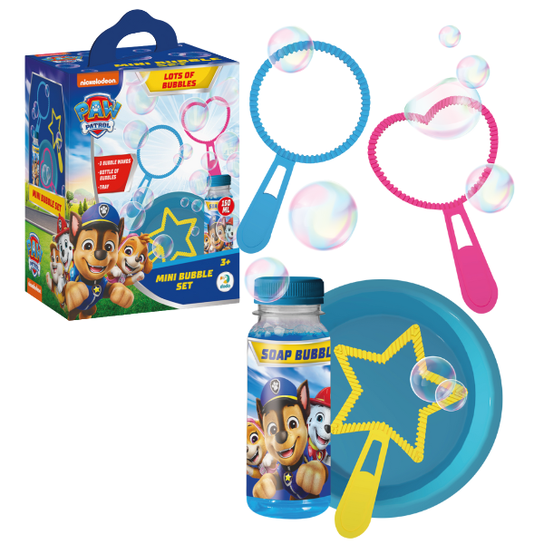 Set mini baloane de săpun “Patrula Căţeluşilor”, 150 ml