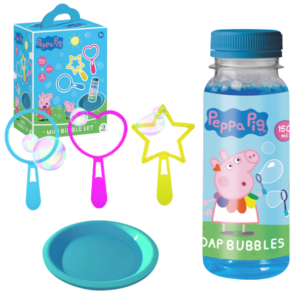 Set pentru baloane de săpun “Purcelușa Peppa”, 150 ml