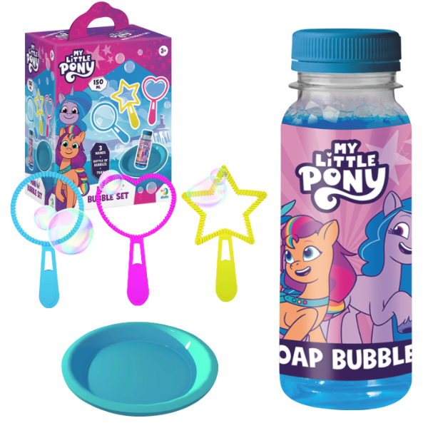 Set pentru baloane de săpun “Micul meu ponei”, 150 ml