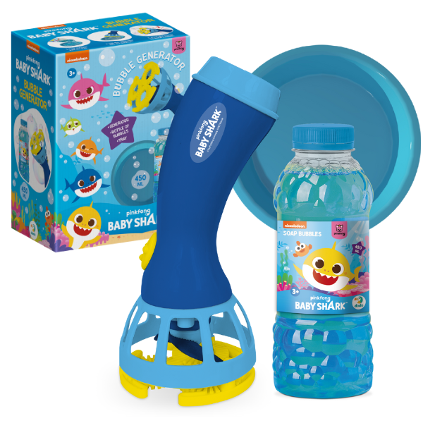 Suflantă cu bule “Baby Shark”, 450 ml