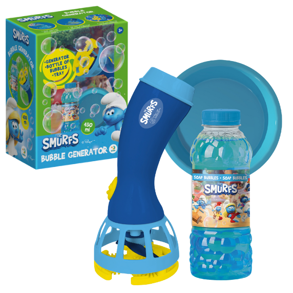 Suflantă cu bule “Smurfii”, 450 ml