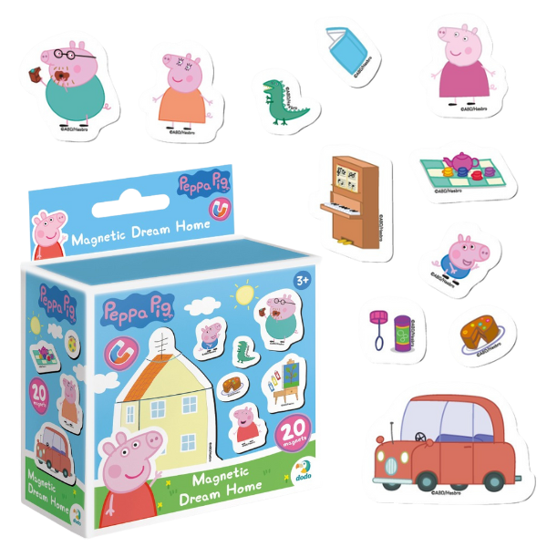 Joc magnetic “Casa de vis”, seria Peppa Pig, 20 elem.