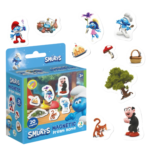 Joc magnetic “Casa de vis”, seria Smurfii, 20 elem.