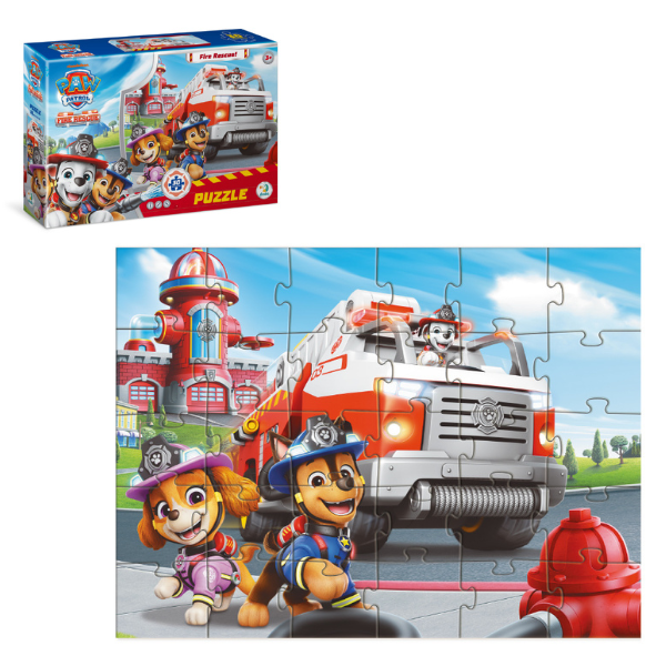 Puzzle „Patrula Cățelușilor: Misiunea de salvare la incendiu”
