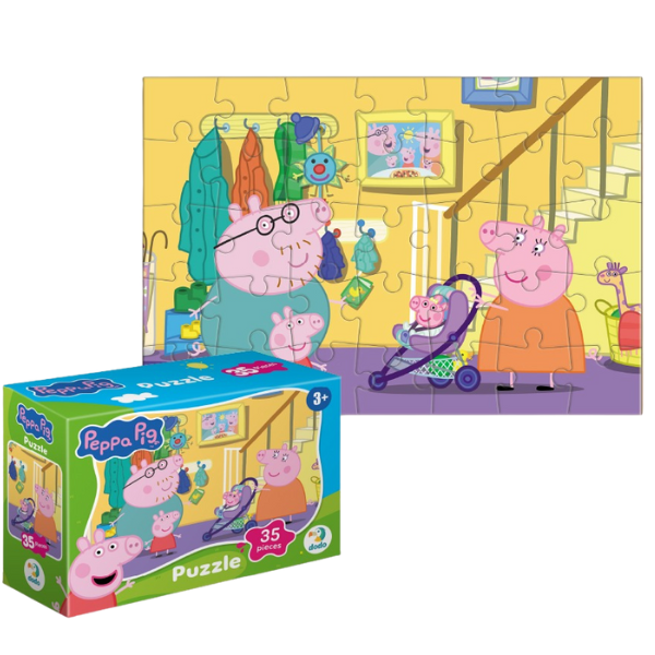 Puzzle-mini “La plimbare”, seria Peppa Pig, 35 elem.