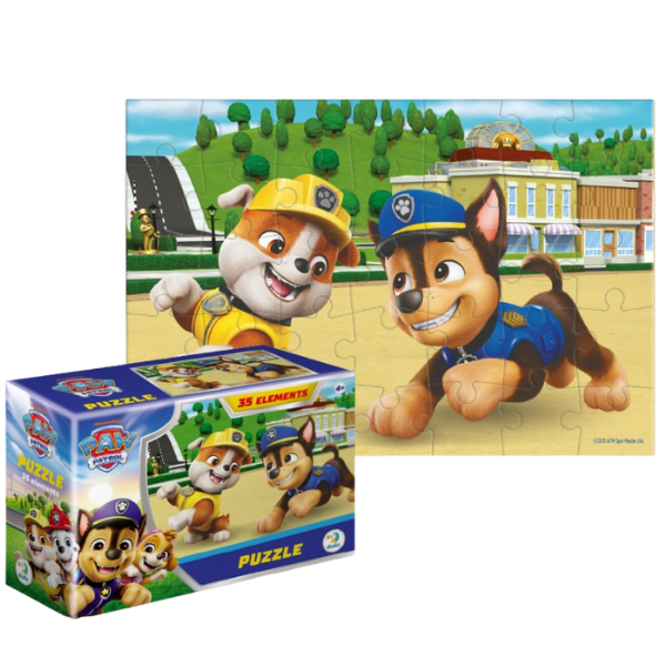Puzzle-mini “Rubble și Chase”, seria Patrula cățelușilor, 35 elem.