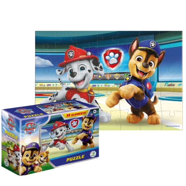 Puzzle-mini “Marshall și Chase”, seria Patrula cățelușilor, 35 elem.
