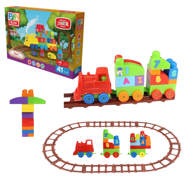 Set de construcție “Tren”, 41 piese
