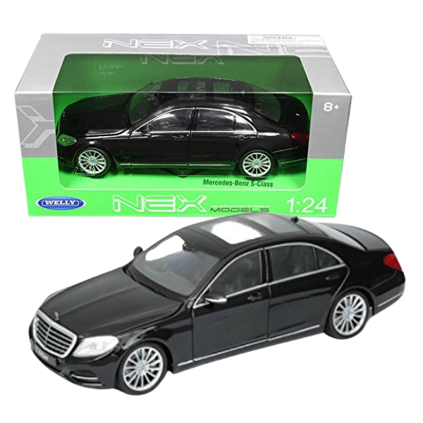 Mașina de colecție MERCEDES BENZ S-CLASS 1:24 Welly