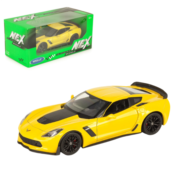 Mașina de colecție CHEVROLET COREVETTE 1:24 Welly