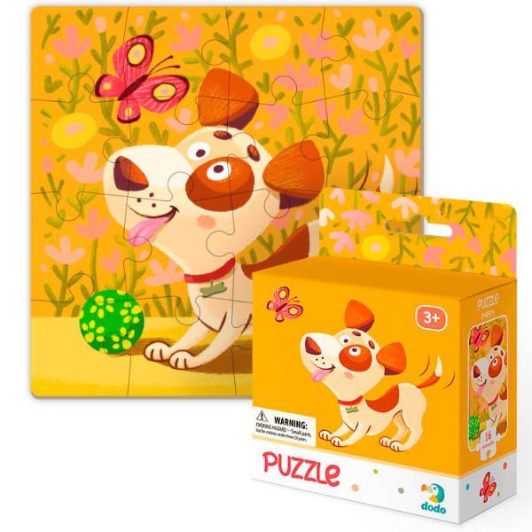 Puzzle “Cățeluș”, 16 elemente.