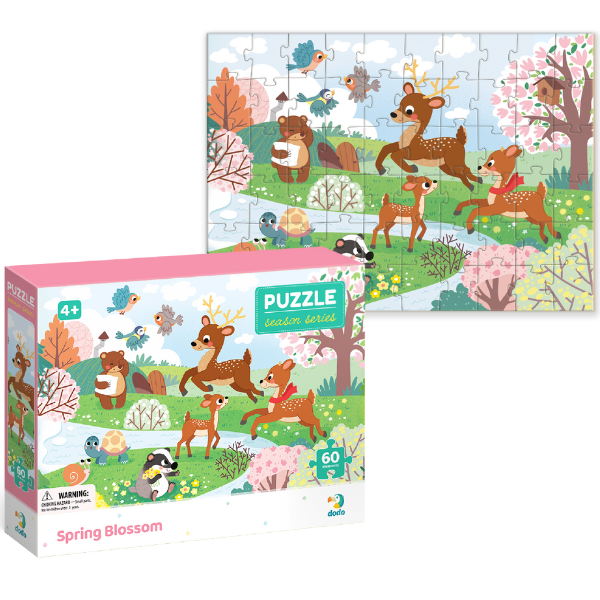 Puzzle “Natura înflorește”, seria Anotimpuri, 60 elem.