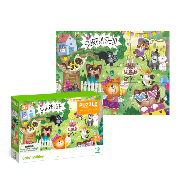 Puzzle “Petrecerea pisicuțelor”, seria Fantasy, 30 elem.