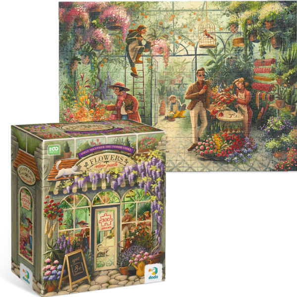 Puzzle “Magazinul de flori”, seria Stil de viață, 300 elem.