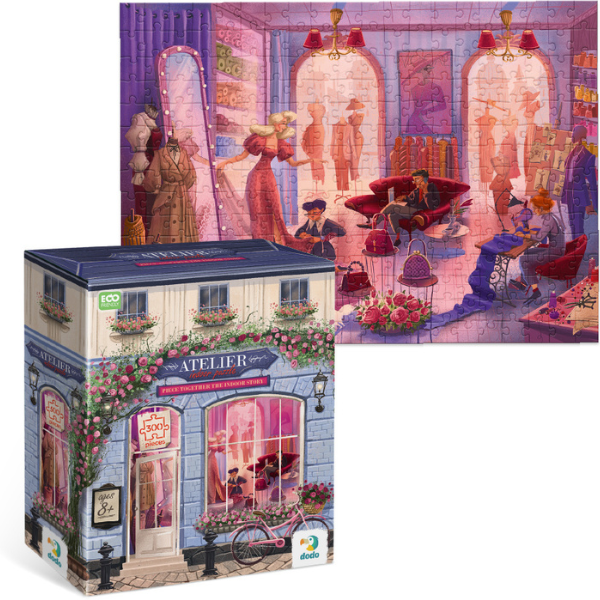 Puzzle “Atelierul de modă”, seria Stil de viață, 300 elem.
