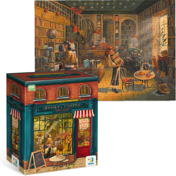 Puzzle “Librărie”, seria Stil de viață, 300 elem.