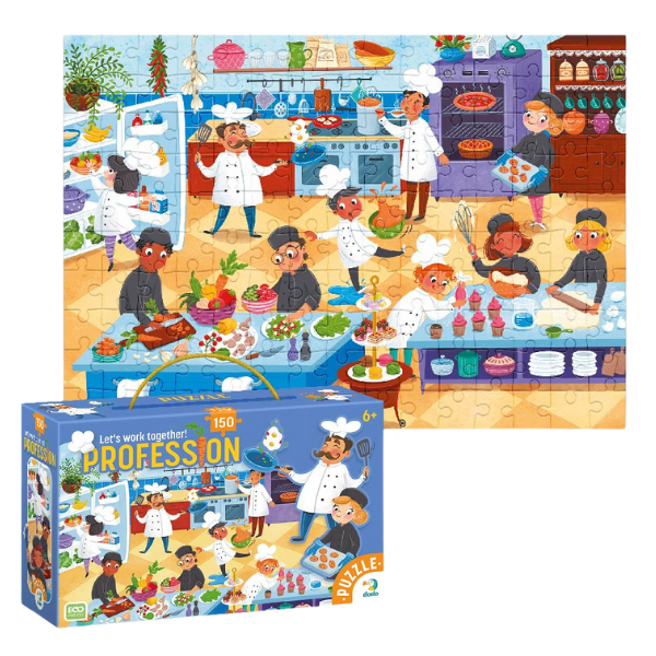 Puzzle “Bucătar”, seria Profesii, 150 elem.