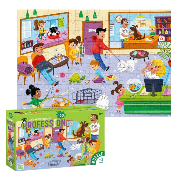 Puzzle “Veterinar”, seria Profesii, 150 elem.
