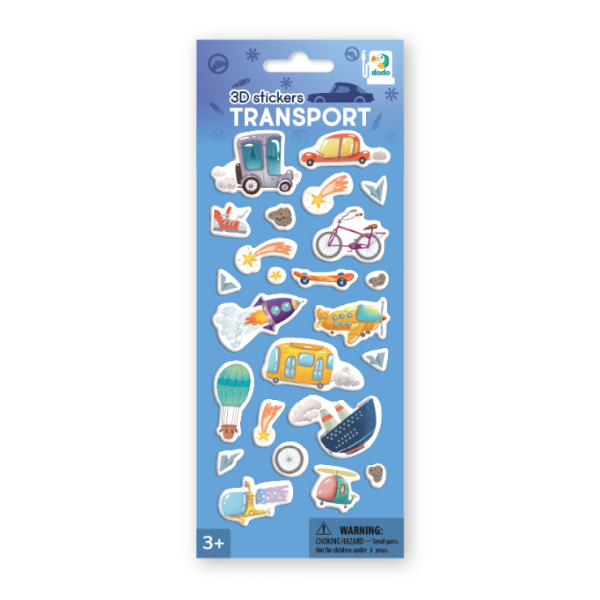 Autocolante 3D “Transport”
