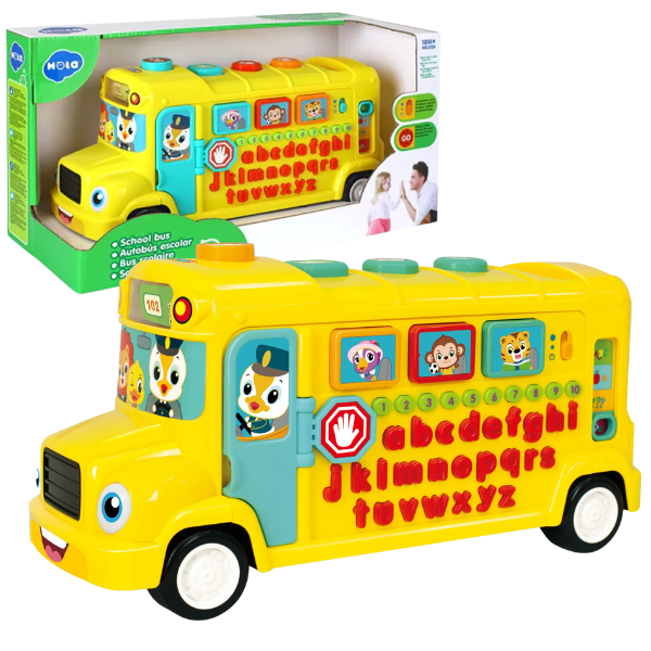 Jucărie educativă “Autobuz școlar”
